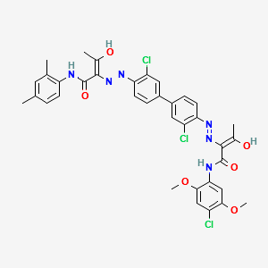 Pigment Yellow 176 structure, CAS 90268-24-9