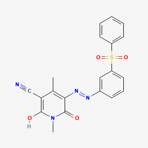 Disperse Yellow 114 structure, CAS 61968-66-9