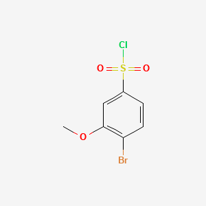 4-bromo-3-methoxybenzenesulfonyl chloride(SALTDATA: FREE) structure, CAS 1215295-91-2