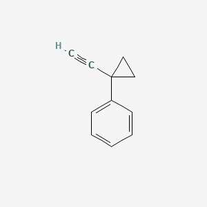 (1-ETHYNYLCYCLOPROPYL)BENZENE structure, CAS 139633-98-0
