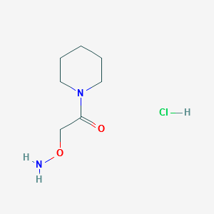 1-[(AMinooxy)acetyl]-piperidine Monohydrochloride structure, CAS 511531-59-2