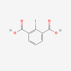 2-iodobenzene-1,3-dicarboxylic acid structure, CAS 2902-65-0