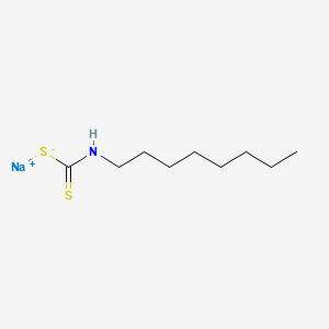 sodium octyldithiocarbamate structure, CAS 22889-65-2