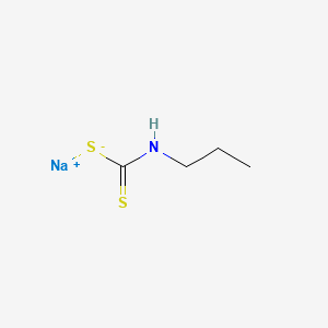 SODIUM PROPYLCARBAMODITHIOATE structure, CAS 20562-43-0