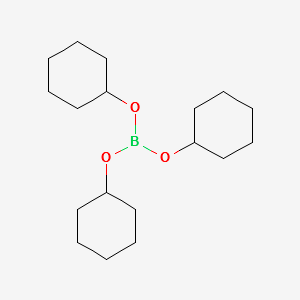 TRICYCLOHEXYL BORATE structure, CAS 2467-16-5
