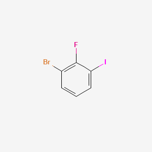 1-Bromo-2-fluoro-3-iodobenzene structure, CAS 958458-89-4