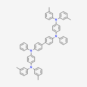 N1,N1'-(biphenyl-4,4'-diyl)bis(N1-phenyl-N4,N4-di-m-tolylbenzene-1,4-diamine) structure, CAS 199121-98-7