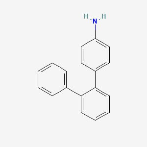 [1,1':2',1''-Terphenyl]-4-amine (9CI) structure, CAS 5728-65-4