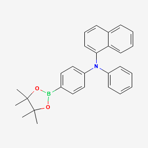 (naphthalene-1-yl)-{4-(4,4,5,5-tetramethyl-1,3,2-dioxaborolane-2- structure, CAS 528610-01-7