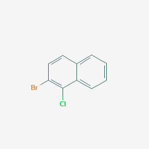 2-Bromo-1-chloronaphthalene structure, CAS 692728-68-0