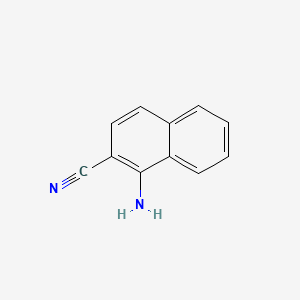 1-amino-2-naphthonitrile structure, CAS 3100-67-2