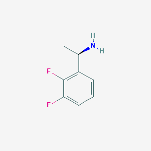 (R)-1-(2,3-DIFLUOROPHENYL)ETHANAMINE structure, CAS 1339886-04-2