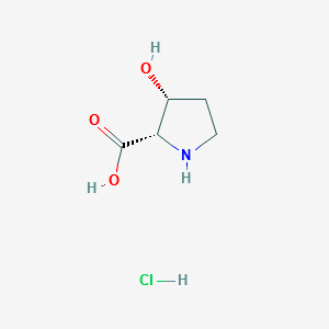 L-Proline, 3-hydroxy-, hydrochloride (1:1), (3R)- structure, CAS 159830-97-4