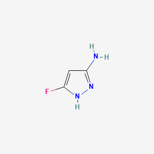 1H-Pyrazol-3-aMine, 5-fluoro- structure, CAS 1159196-53-8