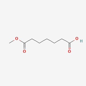 methyl hydrogen heptane-1,7-dioate structure, CAS 20291-40-1