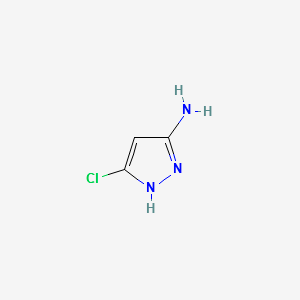 3-Chloro-1H-pyrazol-5-aMine structure, CAS 916211-79-5