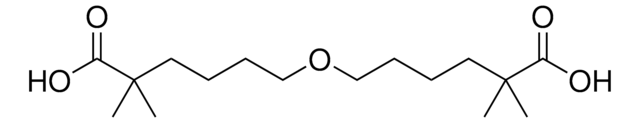 6-(5-carboxy-5-methyl-hexoxy)-2,2-dimethyl-hexanoic acid structure, CAS 183293-82-5