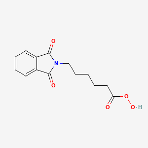 PHTHALIMIDOPEROXYCAPROIC ACID structure, CAS 128275-31-0