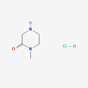 1-METHYL-PIPERAZIN-2-ONE HYDROCHLORIDE structure, CAS 109384-27-2