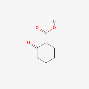 2-OXOCYCLOHEXANECARBOXYLICACID structure, CAS 18709-01-8