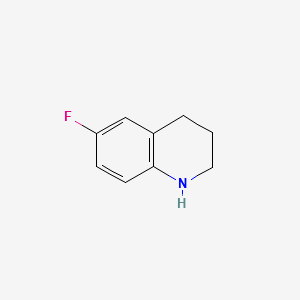 6-FLUORO-1,2,3,4-TETRAHYDROQUINOLINE structure, CAS 59611-52-8
