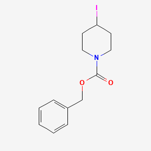 N-CBZ-4-IODOPIPERIDINE structure, CAS 885275-00-3