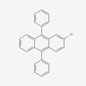2-CHLORO-9,10-DIPHENYLANTHRACENE structure, CAS 43217-28-3