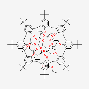 4-TERT-BUTYLCALIX(8)ARENE-OCTAACETIC ACID OCTAETHYL ESTER structure, CAS 92003-63-9