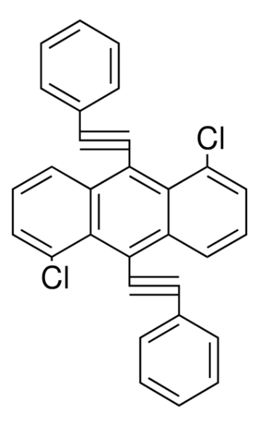 9,10-BIS(PHENYLETHYNYL)-1,5-DICHLOROANTHRACENE structure, CAS 51580-24-6