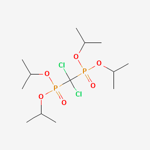 TETRAISOPROPYL DICHLOROMETHYLENE DIPHOSPHONATE structure, CAS 10596-22-2