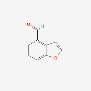 4-Benzofurancarboxaldehyde (9CI) structure, CAS 95333-13-4