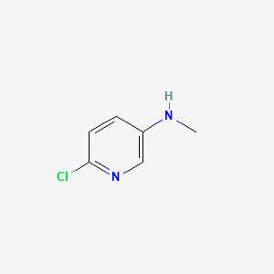 3-Pyridinamine,6-chloro-N-methyl-(9CI) structure, CAS 120739-84-6
