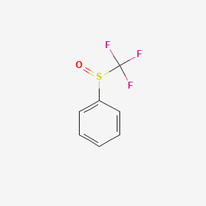 Phenyl trifluoromethyl sulphoxide structure, CAS 703-18-4
