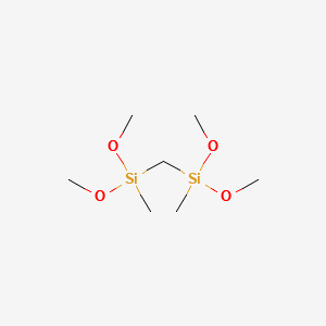 BIS(METHYLDIMETHOXYSILYL)METHANE structure, CAS 18297-79-5