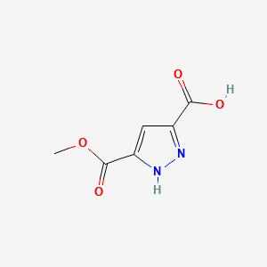 DIMETHYL 1H-PYRAZOLE-3,5-DICARBOXYLATE structure, CAS 54866-86-3