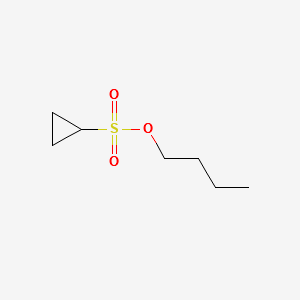 Butyl Cyclopropanesulfonate structure, CAS 83635-12-5