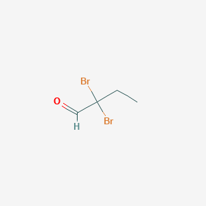 2,2-DibroMobutanal structure, CAS 57024-76-7