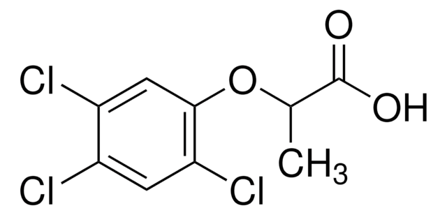 2-(2,4,5-trichlorophenoxy)propionic acid structure, CAS 93-72-1