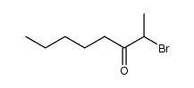 2-bromooctan-3-one structure, CAS 109297-30-5