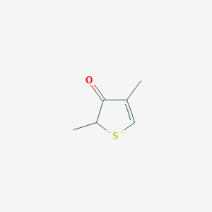 3(2H)-Thiophenone, 2,4-dimethyl- structure, CAS 121132-94-3