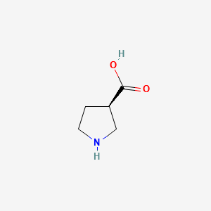 3-Pyrrolidinecarboxylic acid structure, CAS 68464-02-8