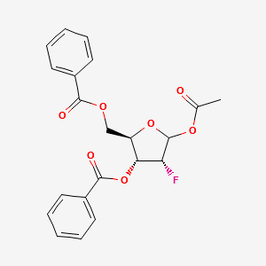 D-RIBOFURANOSE, 2-DEOXY-2-FLUORO-1-ACETATE 3,5-DIBENZOATE structure, CAS 356783-11-4
