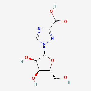 Ribavirin Related Compound A (15 mg) (1-beta-D-ribofuranosyl-1H-1,2,4-triazole-3-carboxylic acid) structure, CAS 39925-19-4