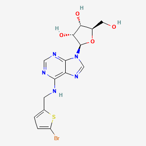 N6-[(5-Bromothien-2-yl)methyl]adenosine structure, CAS 1706525-09-8