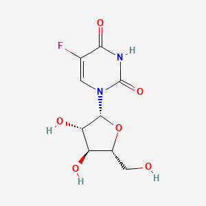 1-beta-D-arabinofuranosyl-5-fluoro-(1H,3H)-pyrimidine-2,4-dione structure, CAS 131-06-6
