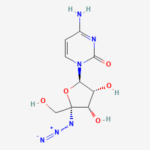 4'-Azidocytidine structure, CAS 478182-28-4