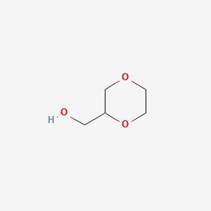 1,4-DIOXANE, 2-(HYDROXYMETHYL)- structure, CAS 29908-11-0