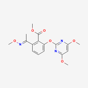 Pyriminobac-methyl structure, CAS 147411-69-6