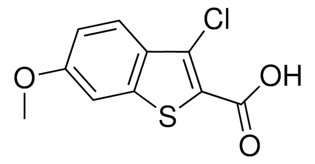 3-Chloro-6-methoxybenzo[b]thiophene-2-carboxylicacid structure, CAS 310390-60-4