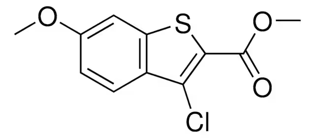 3-Chloro-6-methoxybenzo[b]thiophene-2-carboxylicacid structure, CAS 845617-99-4